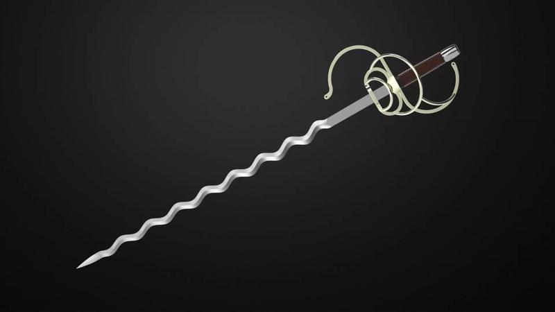 Weapons Encyclopedia 089 Flamberg