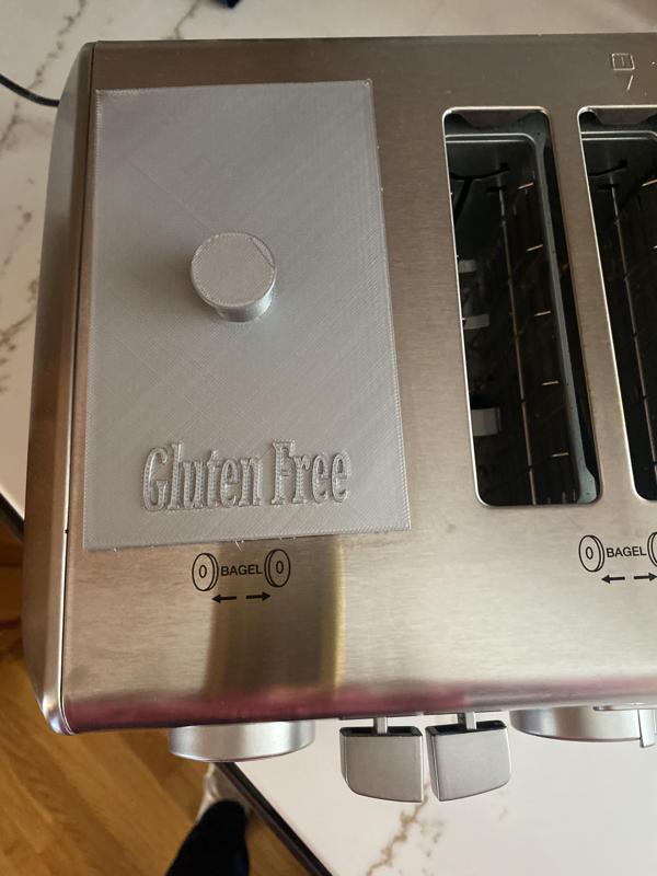 Gluten Free Toaster Cover.