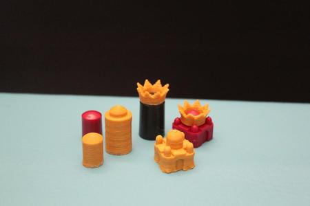 Taj Mahal board game pieces