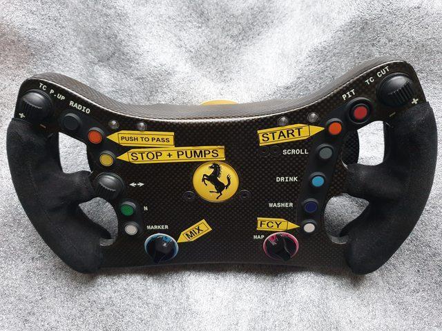 FERRARI 488 GT3 REPLICA STEERING WHEEL KNOB