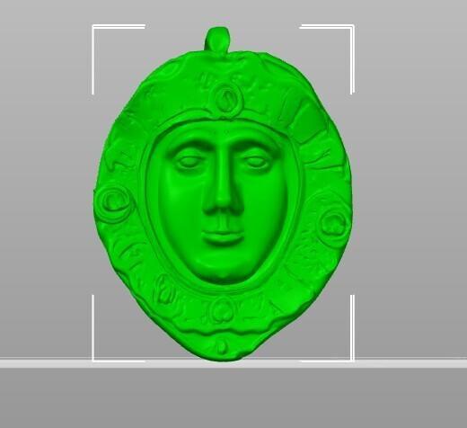 Virgen del rocío with rostrillo