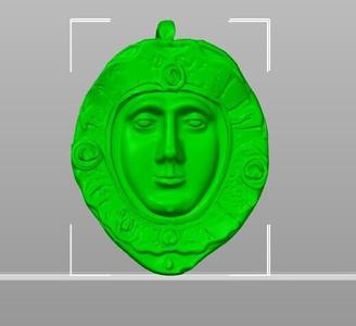 Virgen del rocío with rostrillo