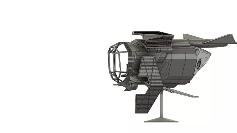 LAAT PATROL transport   for 3 75inch CLONE WARS