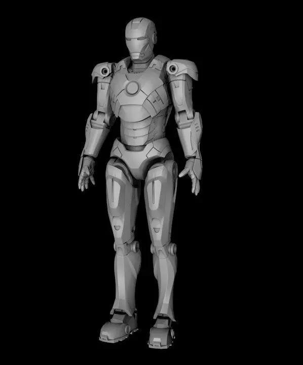 Iron Man Mark-VII Scale 1-10 Articulated Figure