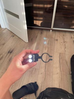 Paint gun Boruit V3 flashlight holder