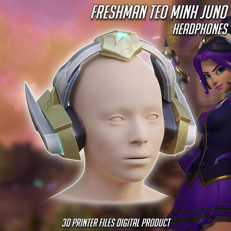 Juno Freshman Teo Minh Cosplay Headphones Overwatch