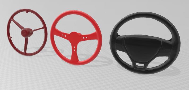 3-pack of steering wheels