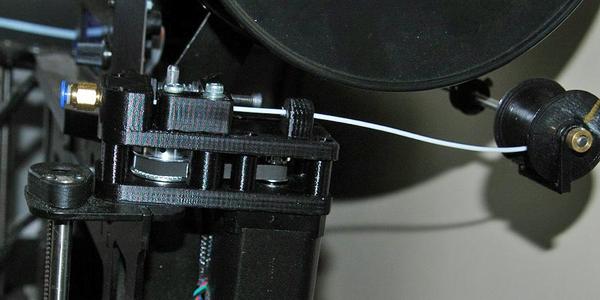 Belt driven Bowden extruder (1:2.5 reduction)