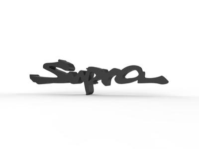 SUPRA LOGO SIGN TABLETOP DECOR