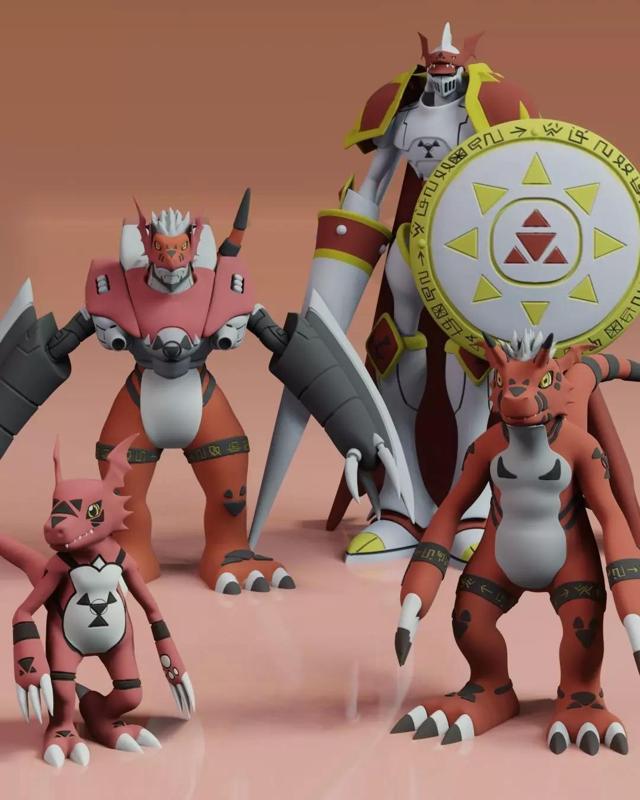 Guilmon Evolution Pack