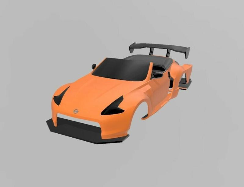 NISSAN 370Z SUPER GT 500 CABRIOLET 1:24 & 1:25 SCALE