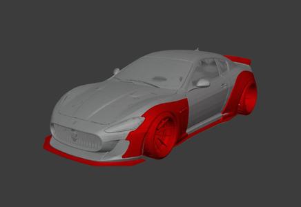 Maserati Granturismo liberty walk kit