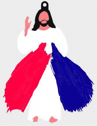 Divine Mercy Keychain