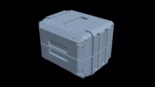 cargo container 3d model for 3d printing