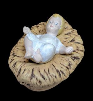 Baby Jesus - Crib figurine - Christmas - Jesus' birth - Nativity play