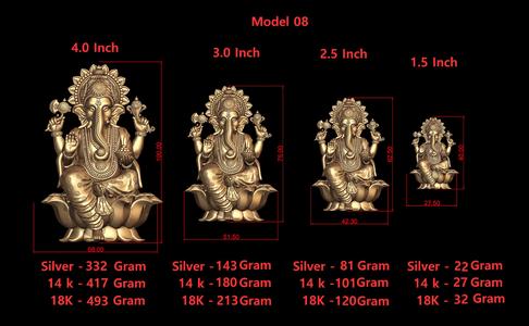 Ganesh Ji Model 08 Light Weight  Models in All Sizes
