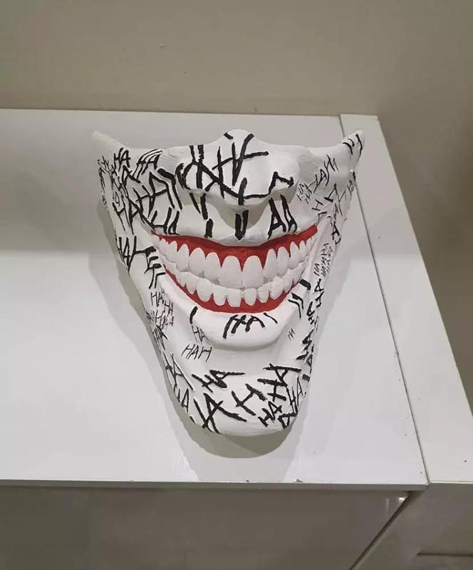 Batman who laughs Joker face mask HAHA texture Wearable  n95