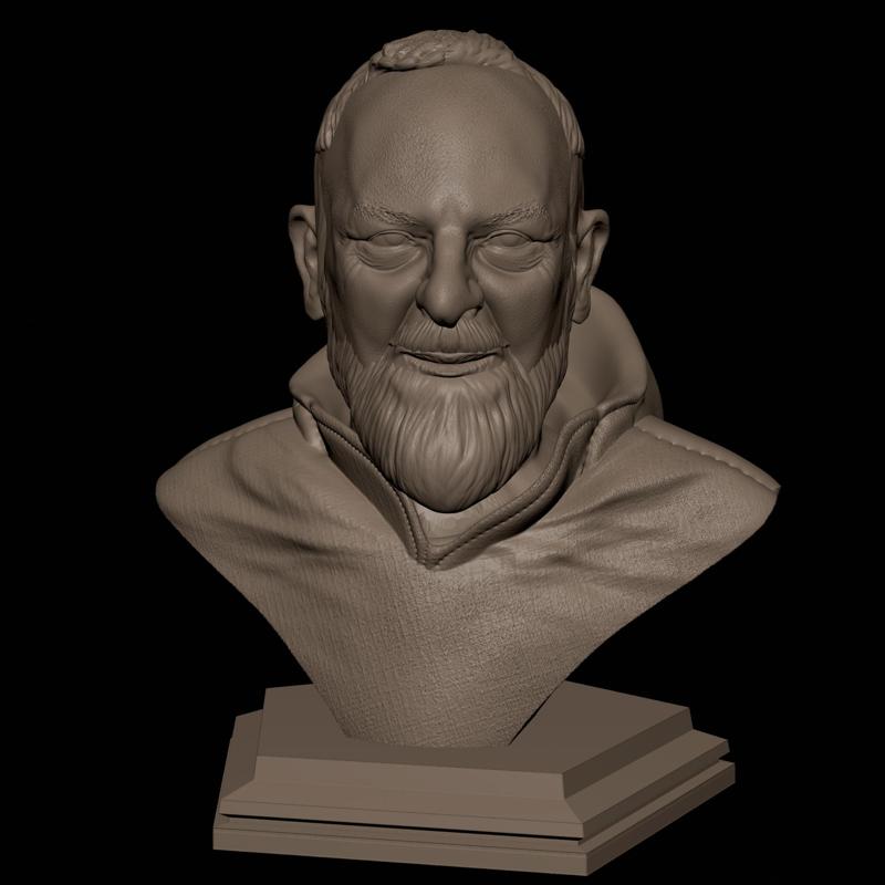 Father Pio - Padre Pio Head Bust