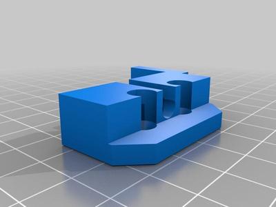 nozzel mount with microswitch adaptor for z bed leveling