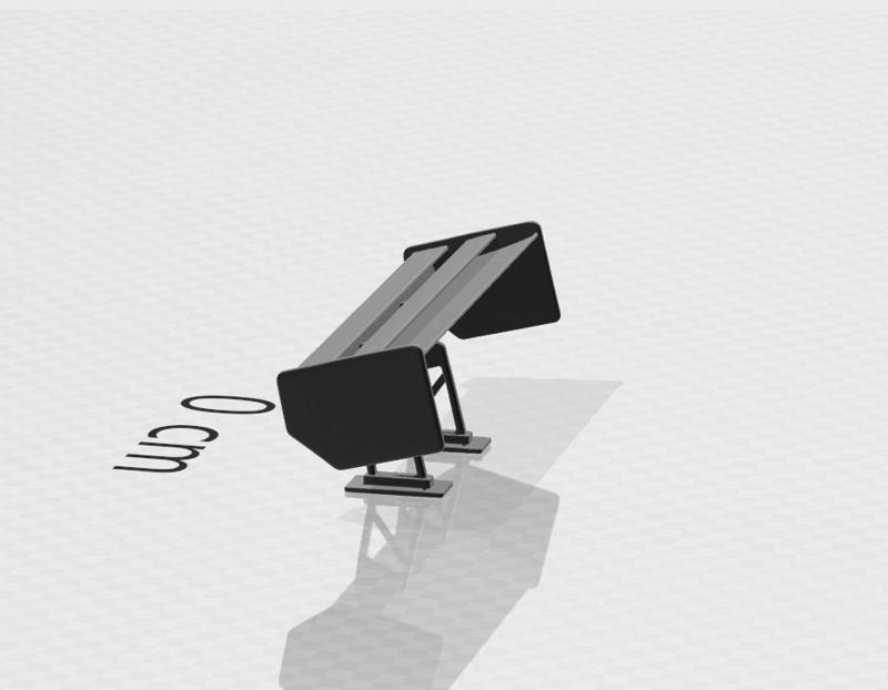 1/64 scale Racing Style Sport Spoiler