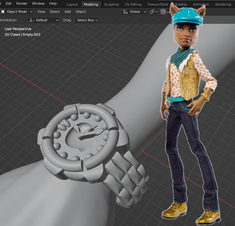 Clawd Wolf Forbitten Love Bracelet / Watch