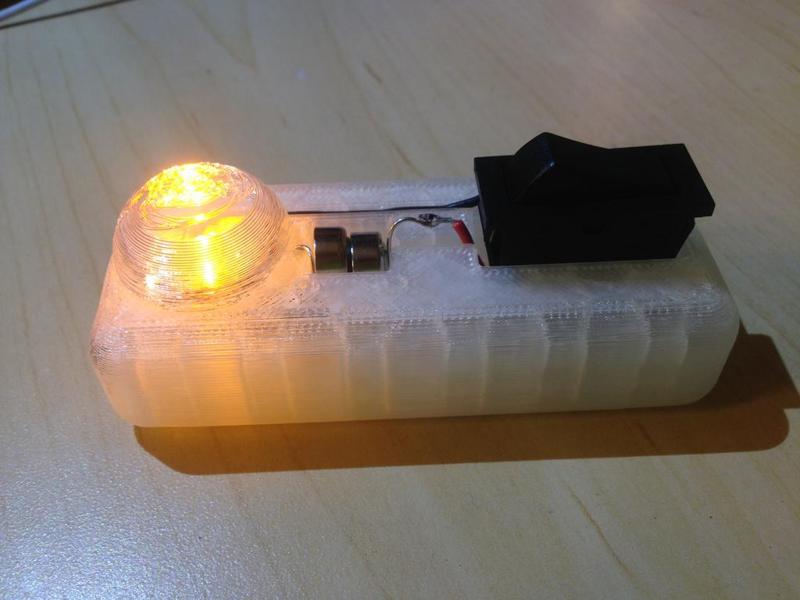 Printer Activated Light Switch