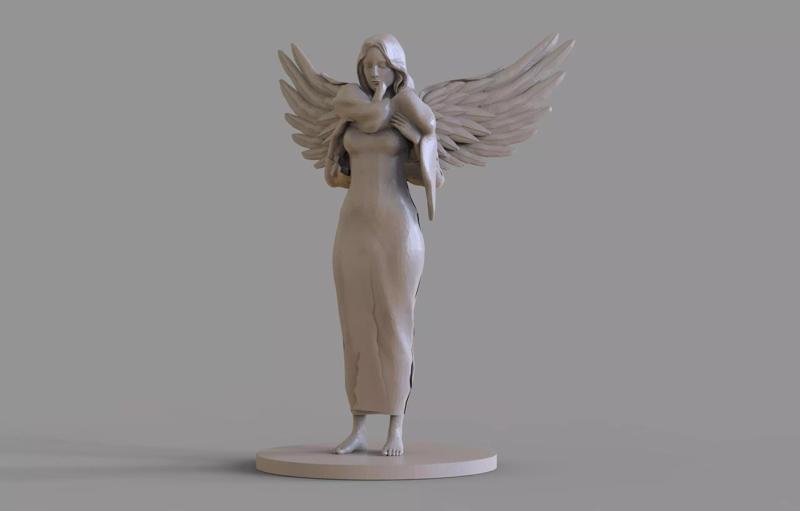 Mother Is an Angel Sculpture