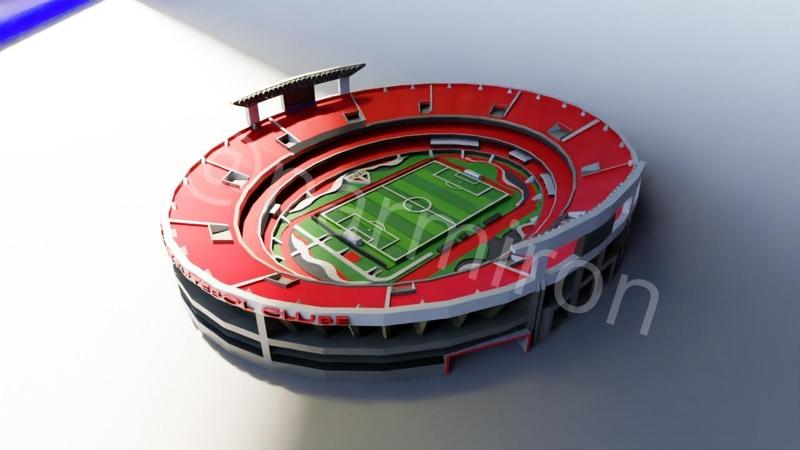 Morumbi Stadium (São Paulo, Brazil) - STL 3D Model