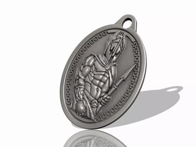 warrior man Ancient Pendant Necklaces for Men