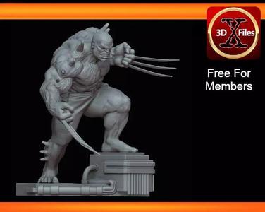 Weapon H - Marvel Statue - Hulk and Wolverine Clone