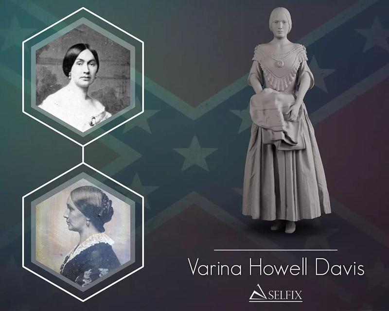 Varina Howell Davis sculpture