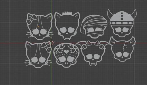 Monster High  Logo patterns(8 types)