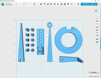 filament schlauchfuehrungshalter auf runden rohr 42 mm
