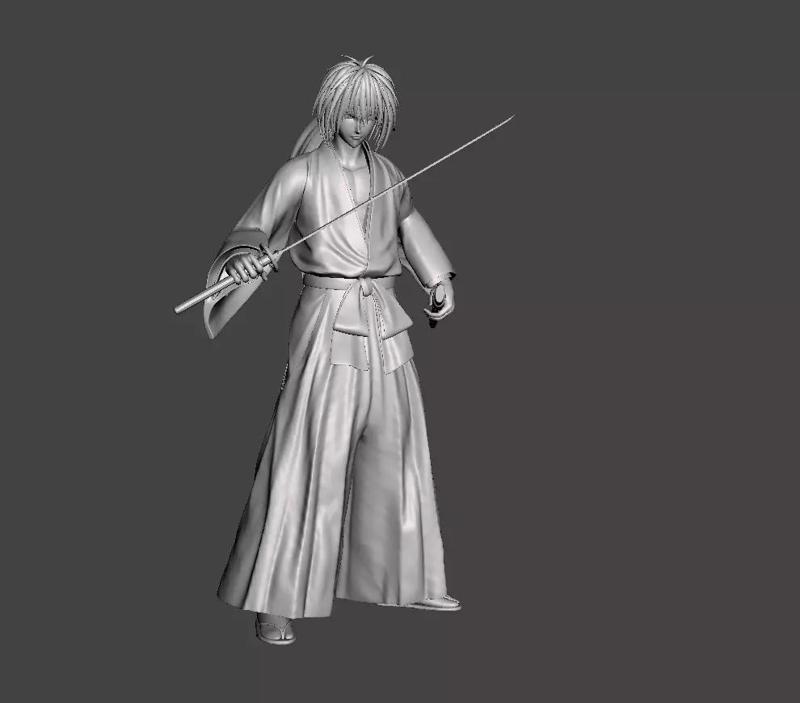Himura Kenshin 3D Model