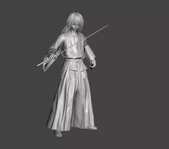 Himura Kenshin 3D Model