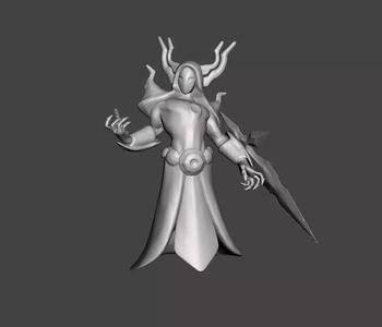 Cosmic Reaver Kassadin 3D Model