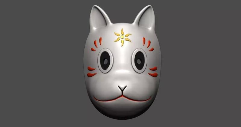 GIN MASK - FOX MASK from anime