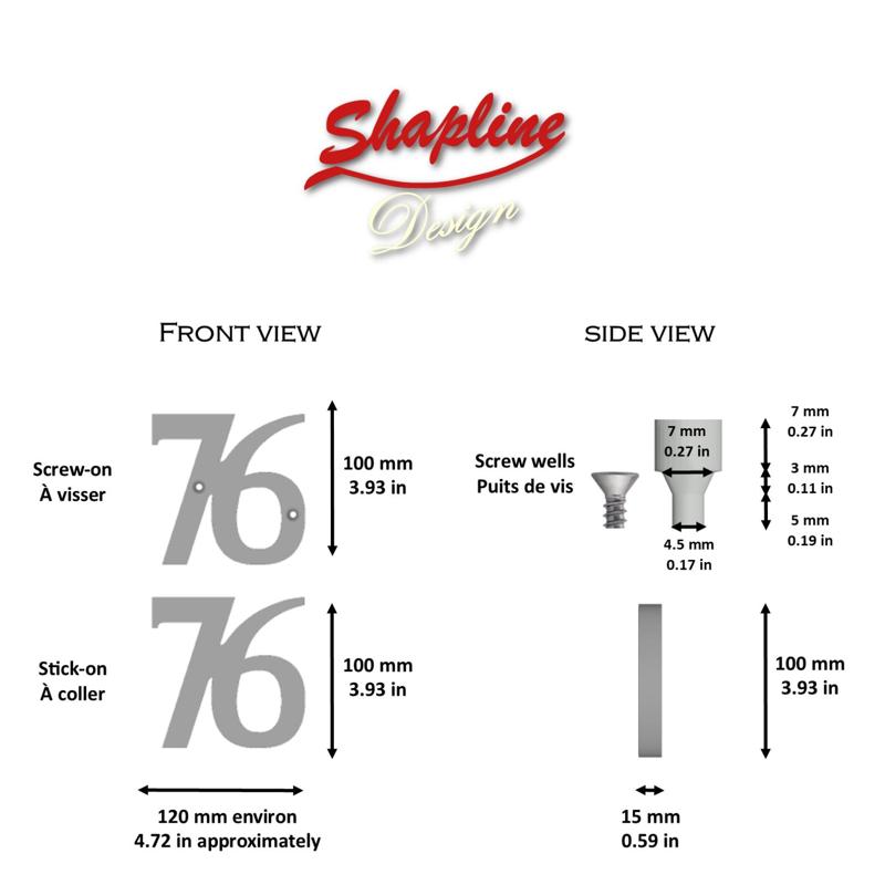 House number, house numbered N°76