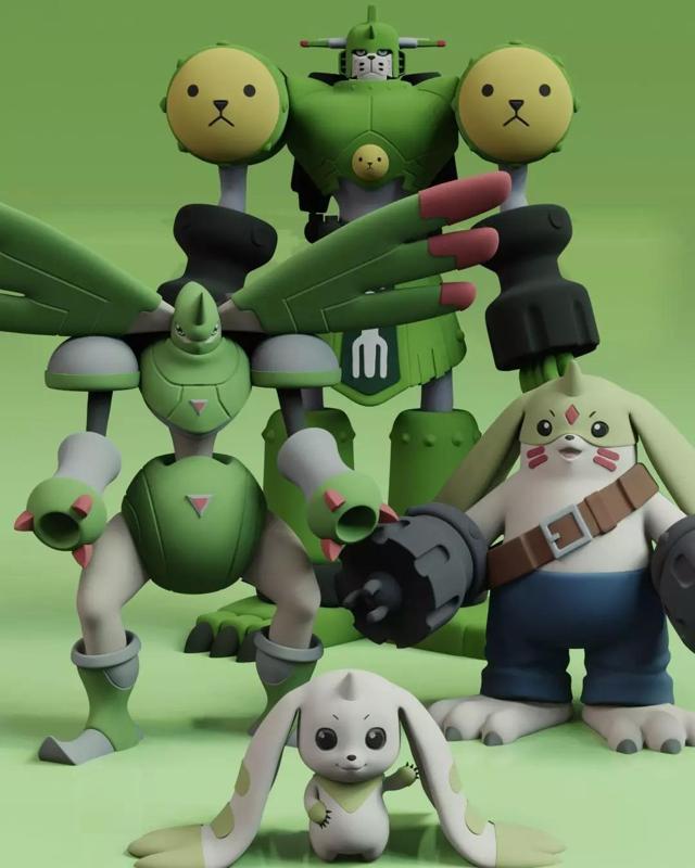 Terriermon Digivolution Pack