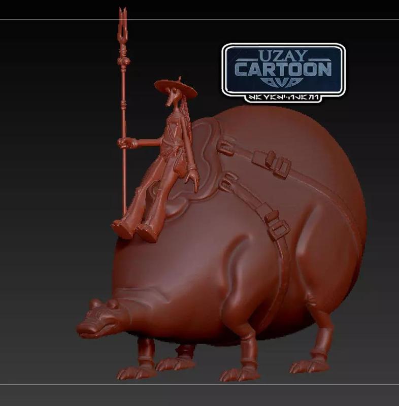 star wars clone wars articulated peppi bow and Shaak