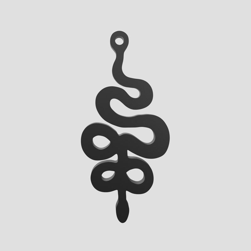 Crowley Demon Tattoo Pendant, Necklace, Keychain Charm