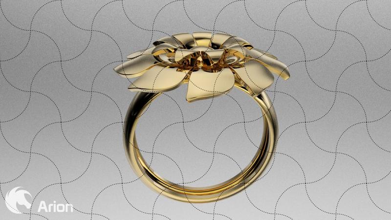 Fine Jewelry, Flower Petals Ring