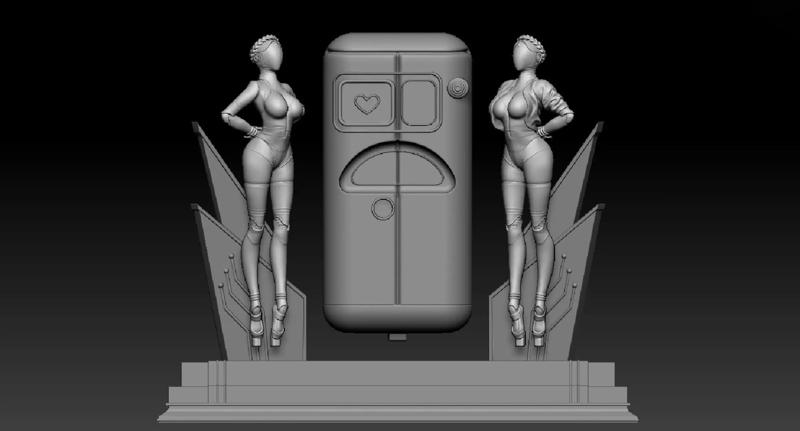 Ballerina-Robot Twins and Cabinet Eleanor from Atomic Hearts