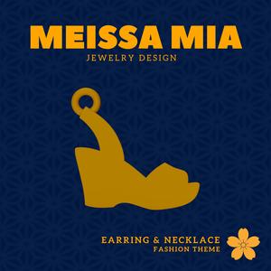 Step Into Style – 3D Print File for High Heels Earrings & Necklace High Heels Crown Earring - High HeelsNecklace - Girl's Fashion