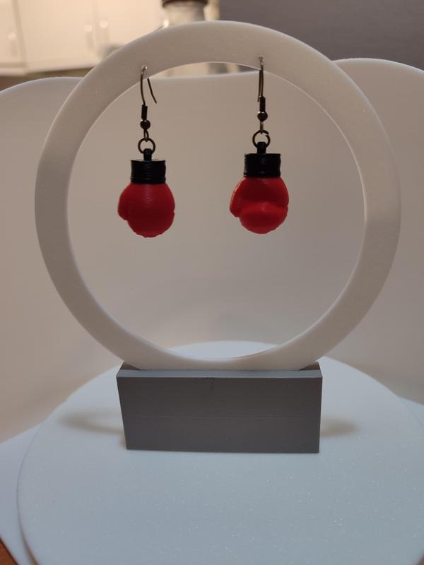 Earrings boxing gloves