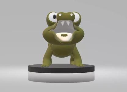 3D Crocodile Toy 3d printable model