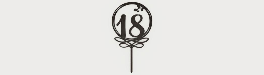 Birthday Cake topper 18