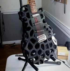 The Black Widow 3D Printed Guitar