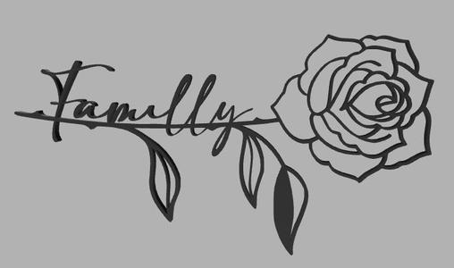 Familly on the stem of a rose