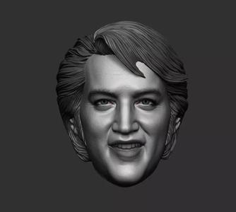 Elvis Presley Sixth scale head 3D printable 2